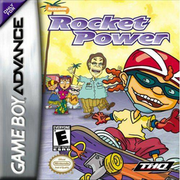 Rocket Power Dream Scheme box art for GameBoy Advance